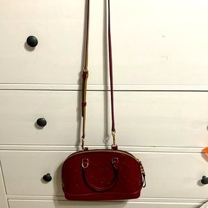 Red Coach bag